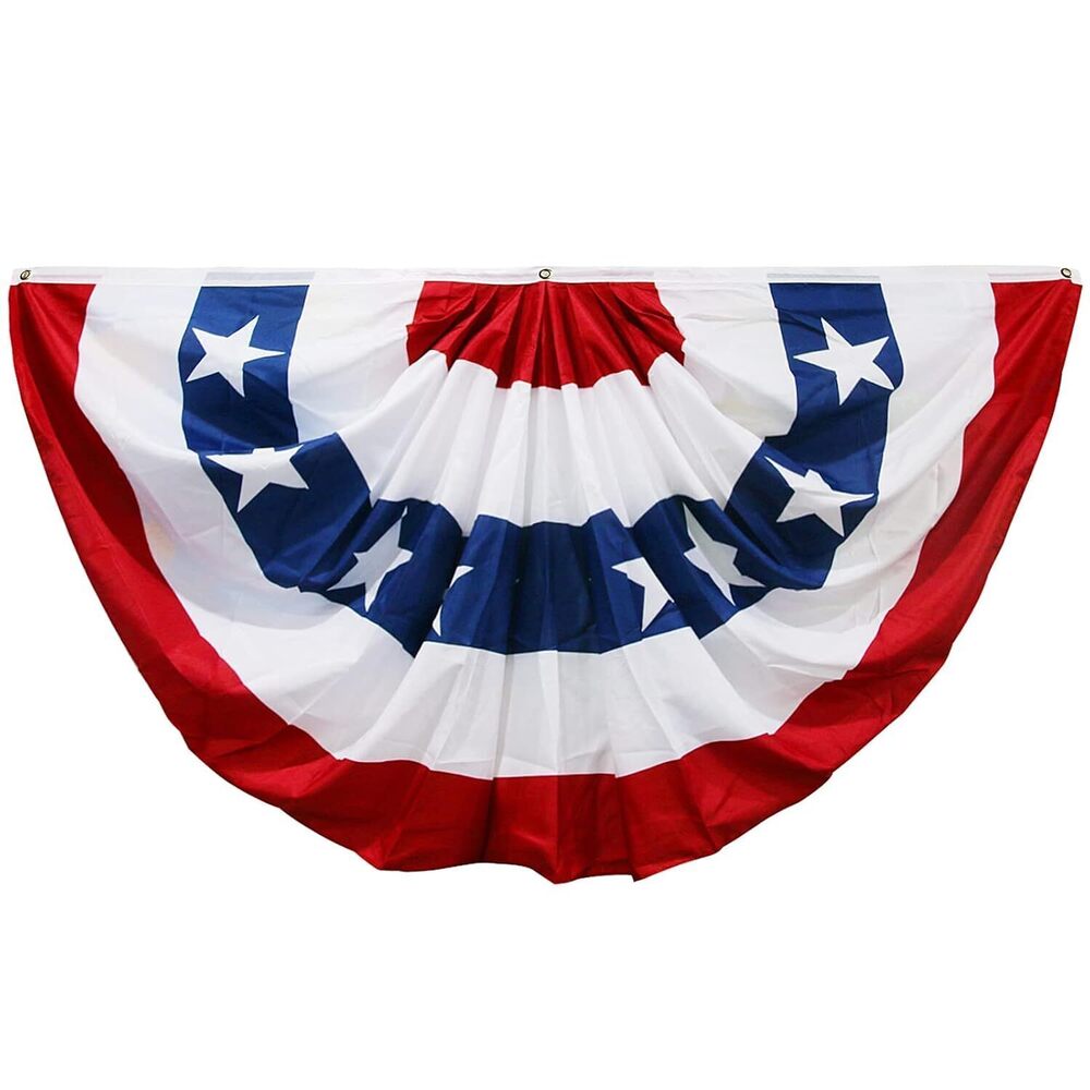 4th Of July Decorations,American Flag Bunting for Outside,3x6 Ft Fourth